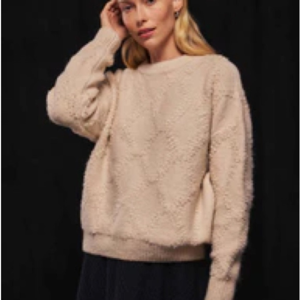Richer Poorer IRR Textured Knit Pullover Sweater, Size M (Defect)